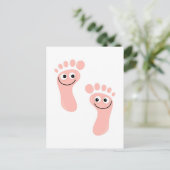 Happy Feet Postkarte (Stehend Vorderseite)