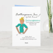 Happy Feiertagskarte (Rückseite)