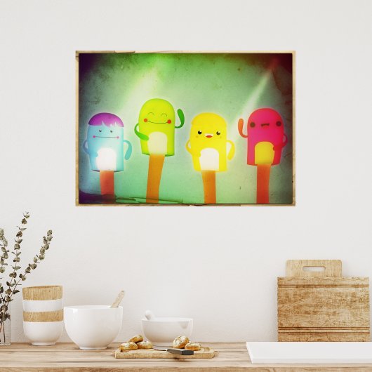 Happy Fellas' Poster (Küche)