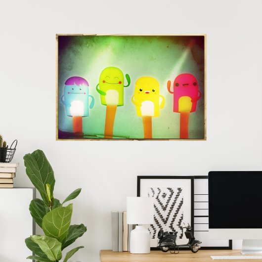 Happy Fellas' Poster (Heimbüro)