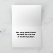 HAPPY FERIEN **BARBER*** CHRISTMAS CARD FEIERTAGSKARTE (Innenseite)