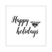 Happy Ferien einfache, elegante Drehbuch Gummistempel (Prägung)