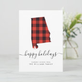 HAPPY FERIEN Warme Wünsche aus Alabama (Stehend Vorderseite)