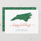 HAPPY FERIEN Warme Wünsche aus North Carolina (Vorne/Hinten)