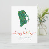 HAPPY FERIEN Warme Wünsche von Rhode Island (Stehend Vorderseite)