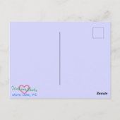 HAPPY FERIEN WINTER PATH POSTCARD POSTKARTE (Rückseite)