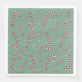 Happy Ferien Zuckerrohr niedliche Familie Xmas Serviette