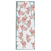 Happy Ferkel Weinbeutel Geschenktüte Für Weinflaschen (Rückseite)