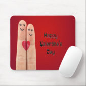 Happy Fingers Valentinstag Mousepad (Mit Mouse)