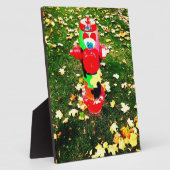 Happy Fire Hydrant Fotoplatte (Seite)