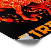 happy fire yea lunar year new horse chinese poster (Ecke)