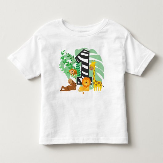 Happy First Birthday Baby! Kleinkind T-shirt (Vorderseite)