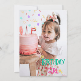 Happy First Birthday Card Karte