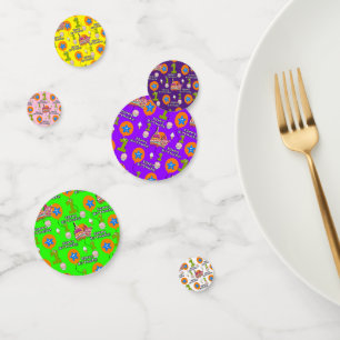 Happy First Birthday Confetti, #1 Geburtstag Konfetti