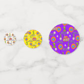 Happy First Birthday Confetti, #1 Geburtstag Konfetti (Vorderseiten)
