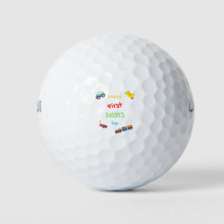 Happy First Daddy's Day Products Golfball
