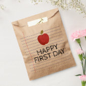 Happy First Day Back to School Apple Lehrer Favo Geschenktütchen (Versiegelt)
