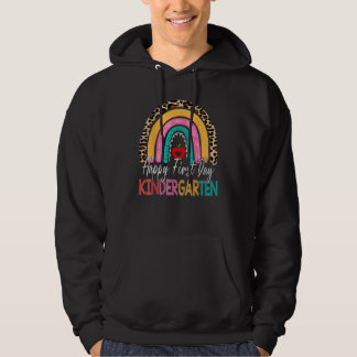 Happy First Day Kindergarten Teacher Back To Schoo Hoodie