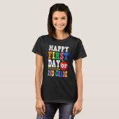 Happy First Day Of 2nd Grade School Teacher Studen T-Shirt (Vorne ganz)