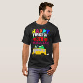 Happy First Day Of 3th Grade Back To School T-Shirt (Vorne ganz)