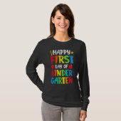 Happy First Day Of Kindergarten Back To School T-Shirt (Vorne ganz)