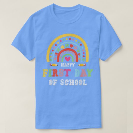 Happy First Day of School, Back to School 20222023 T-Shirt (Design vorne)