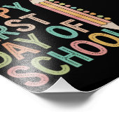 Happy First Day of School Back to School Fotodruck (Ecke)