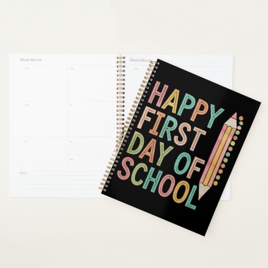 Happy First Day of School Back to School Planer (Anzeige)