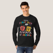 Happy First Day Of School Back To School Teacher T-Shirt (Vorne ganz)