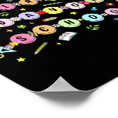 Happy First Day Of School Bracelet Back To School  Poster (Ecke)
