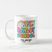 Happy First Day of School Kaffeetasse (Links)