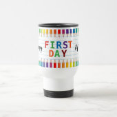Happy First Day of School Mug – Fun Back to School Reisebecher (Mittel)