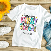 Happy First Day of School Personalisiert TShirt