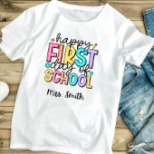 Happy First Day of School Personalisiert TShirt