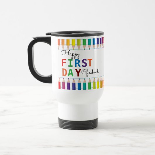 Happy First Day of School Tasse - Spaß zurück zur (Links)