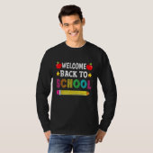 Happy First Day Of School Welcome Back To School B T-Shirt (Vorne ganz)