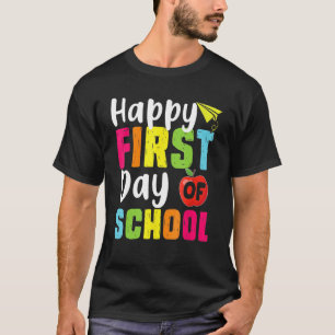 Happy First Day of School Willkommen zurück zur Sc T-Shirt
