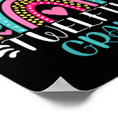 Happy First Day Of Twelfth Grade 12th Grade Back T Poster (Ecke)