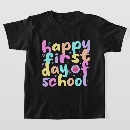 Happy First Day Shirt Retro (Ablage )