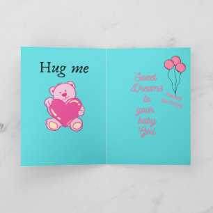 Happy First Geburtstag  Karte