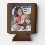 Happy First Mother Day Custom Foto Cooler Dosenkühler (Vorderseite)