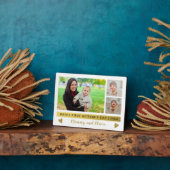 Happy First Mother's Day 3 Foto Collage Fotoplatte (Seite)