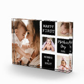Happy First Mother's Day Black 4 Foto Collage   (Rechts)
