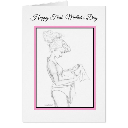 Happy First Mother's Day Card (Vorne)