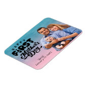 Happy First Mother's Day Custom Foto Magnet (Linke Seite)