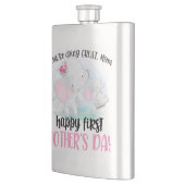 Happy First Mother's Day Elephant Flachmann (Links)