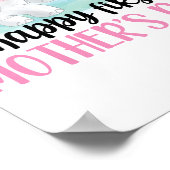 Happy First Mother's Day Elephant Poster (Ecke)