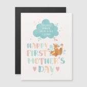 Happy First Mothers Day für Schwiegertochter Magnetkarte (Vorne/Hinten)