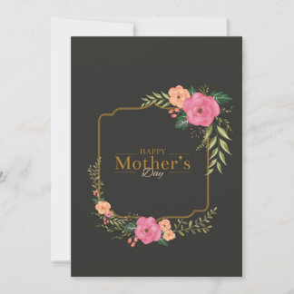 Happy First Mother's Day Heart Card Dankeskarte