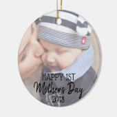 Happy First Mother's Day Ornament (Links)